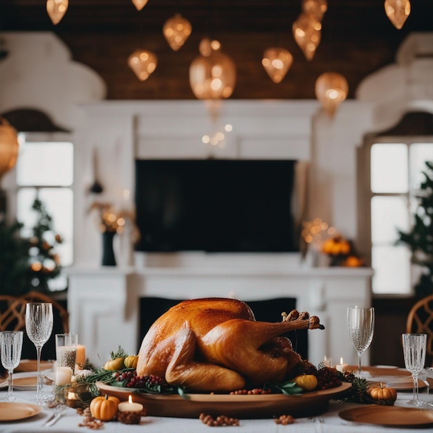 Arrière-plan de la fête de Thanksgiving