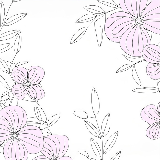 Arrière-plan en fleurs