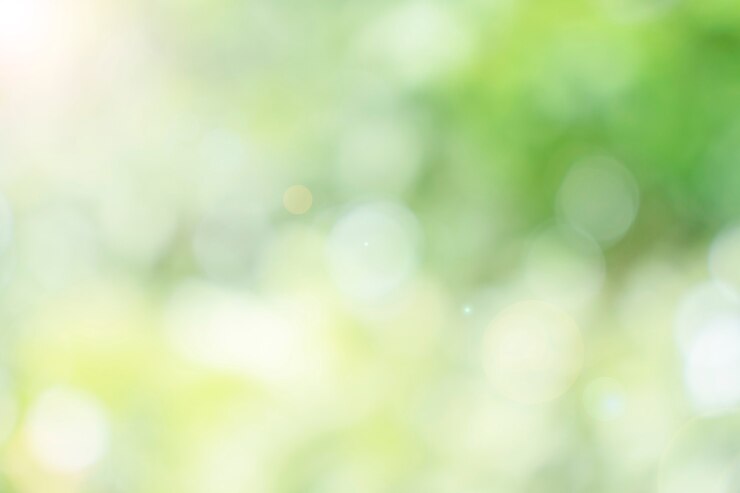 Arrière-plan flou flou abstrait vert bokeh, style bokeh naturel doux pour un design créatif esthétique