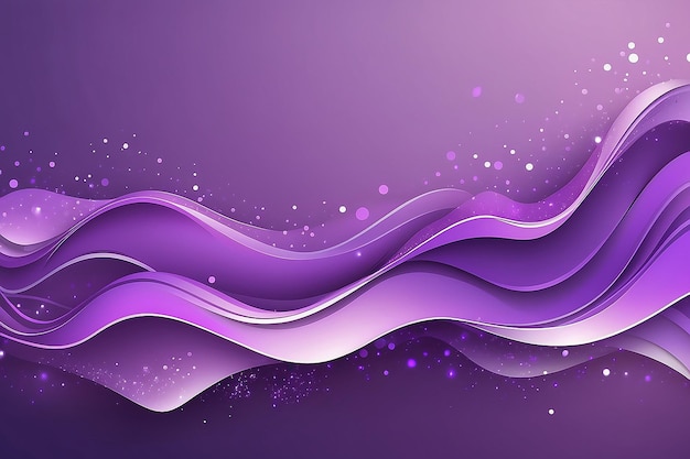 Arrière-plan flou vectoriel violet clair avec un motif de design d'art lumineux brillant illustration abstraite