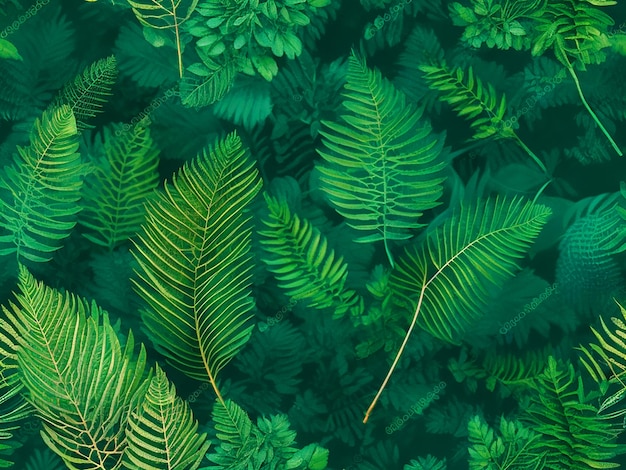 Arrière-plan de la forêt à feuilles Des motifs sans couture Dream Shaper Inframe image téléchargée