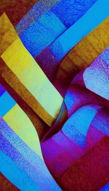 Arrière-plan de formes géométriques abstraites et colorées