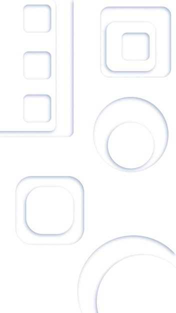 Arrière-plan de formes géométriques blanches et papier peint phoe