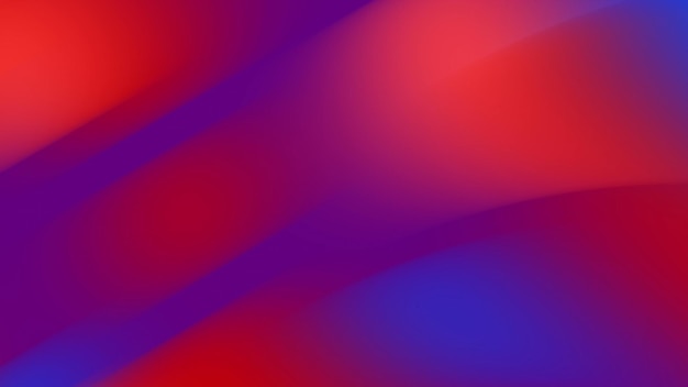 Arrière-plan en gradient rouge et bleu avec des lignes courbes
