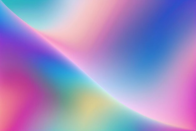 Photo arrière-plan gradient vectoriel couleur lisse texture numérique pour la conception d'applications papier peint flou multicolore