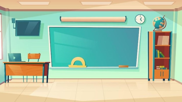 Arrière-plan graphique de la salle de classe