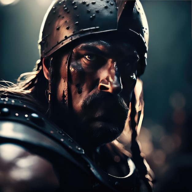 Photo arrière-plan de la guerre des guerriers vikings