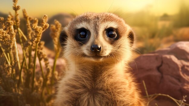 Arrière-plan de haute qualité de Meerkat sauvage