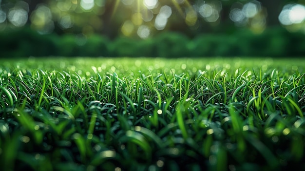 Arrière-plan herbeux sans couture parfait pour la nature, l'environnement, le sport, etc.