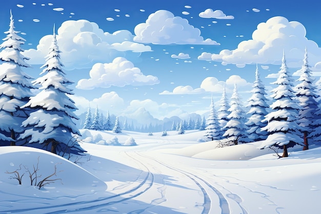 Arrière-plan d'hiver Arrière-plans d'hivers Papier peint Arrière-places d'hvernes Image