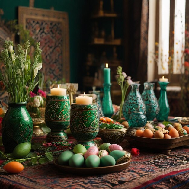 Photo arrière-plan de l'image de nowruz