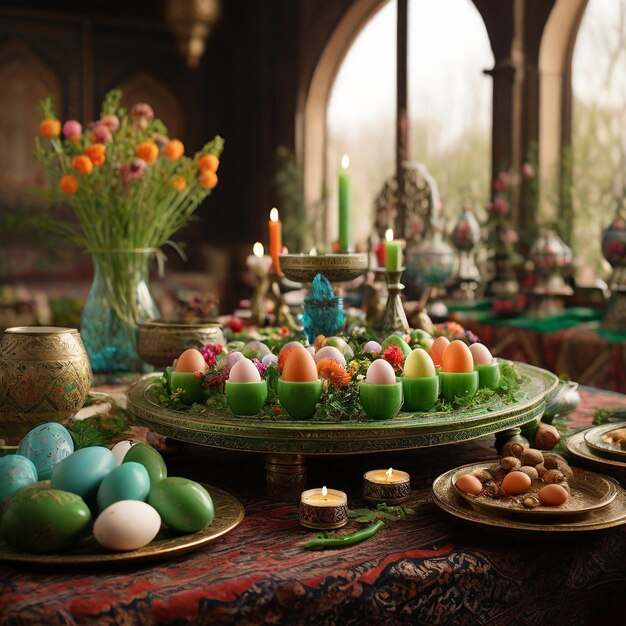 Arrière-plan de l'image de Nowruz