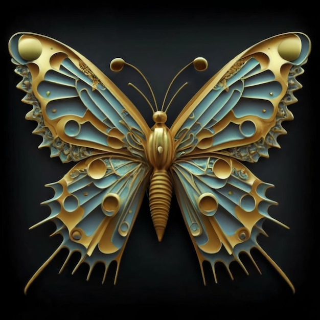 Arrière-plan d'une image de papillon coloré