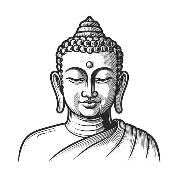 Photo arrière-plan de l'image vectorielle du bouddha