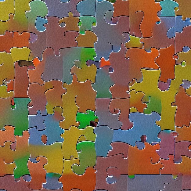 Photo arrière-plan inspiré du puzzle