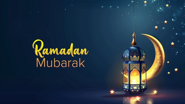 Arrière-plan islamique avec la lumière de la lanterne colorée arrière-plan du Ramadan arrière-fond de l'Aïd