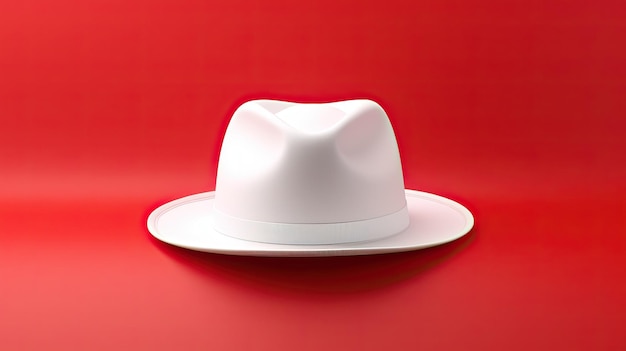 Arrière-plan isolé du chapeau Fedora 3D