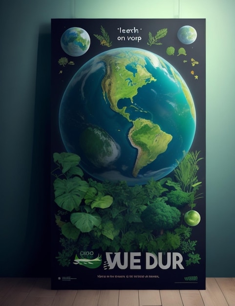 Photo arrière-plan de la journée de la terre