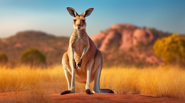 Arrière-plan kangourou de haute qualité