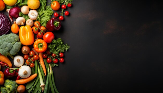 arrière-plan des légumes