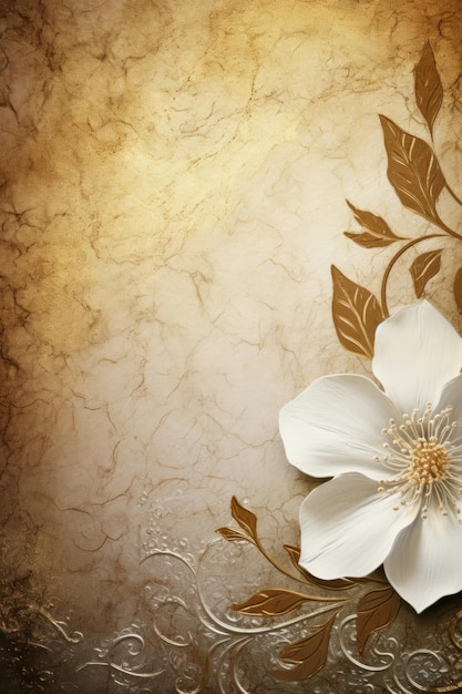 Arrière-plan de luxe avec une texture à motif floral