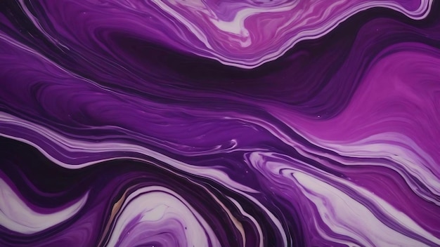 Arrière-plan en marbre liquide violet abstrait texture fluide art expérimental
