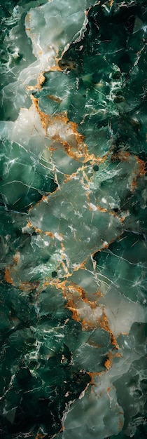 Arrière-plan minimaliste en marbre de jade vert et IA générative