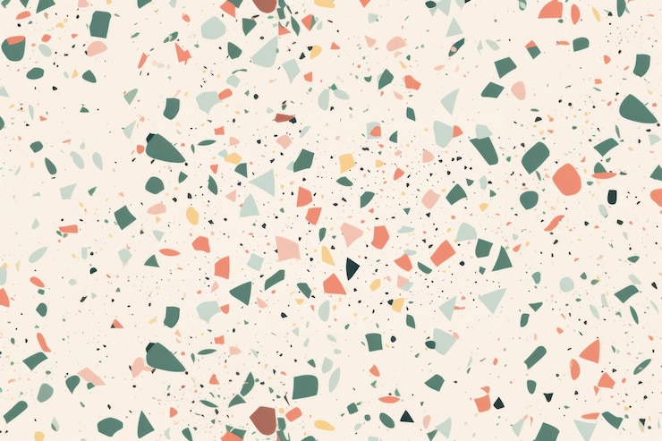 Photo arrière-plan à motif de terrazzo, sol en confetti