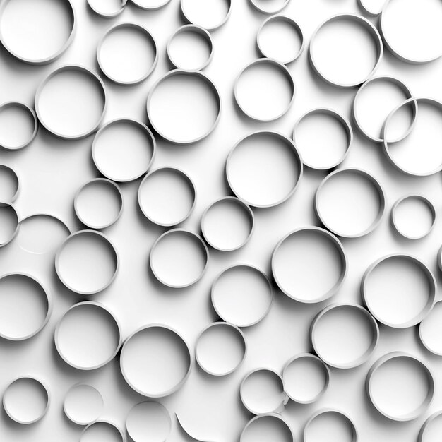 Arrière-plan à motifs abstraits en cercles gris