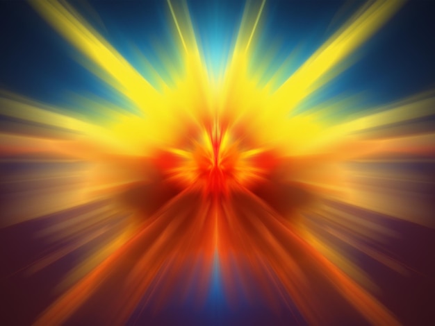 Photo arrière-plan de mouvement flou motif texturé abstrait avec rayonnement d'aquarelle à grande vitesse