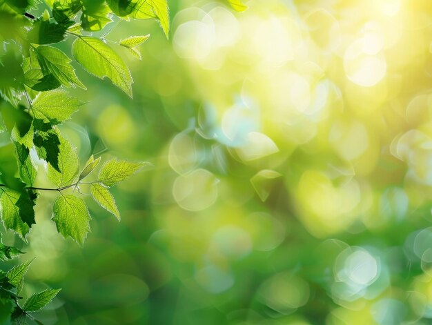 Arrière-plan de la nature verte