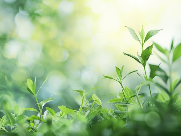 Arrière-plan de la nature verte