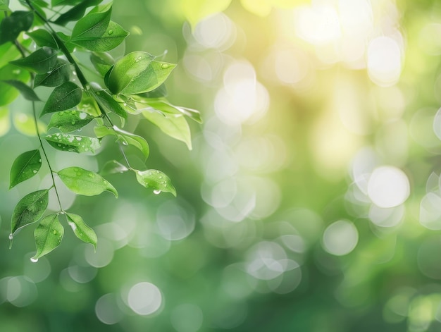 Arrière-plan de la nature verte