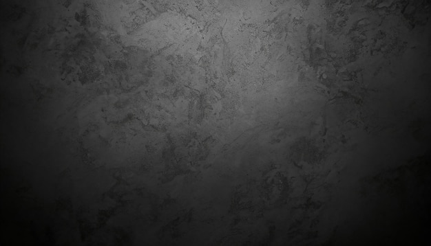 Photo arrière-plan noir élégant avec une texture grunge vintage et une couleur de charbon gris foncé