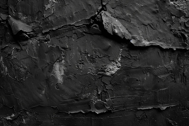 Photo arrière-plan noir texturé texture de mur de pierre en béton grunge sombre