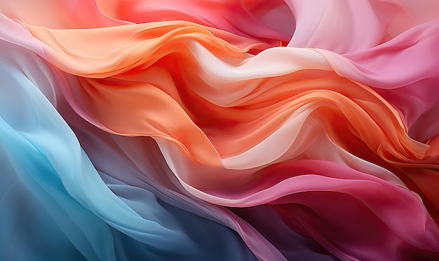 Arrière-plan ondulé coloré texture de tissu luxueuse conception de fond abstraite
