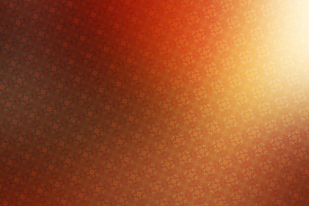 Arrière-plan orange abstrait avec motif floral Motif sans couture