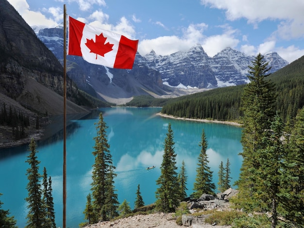 L'arrière-plan et le papier peint du Canada
