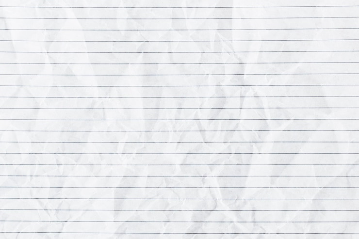 Photo arrière-plan en papier à rayures blanches froissées