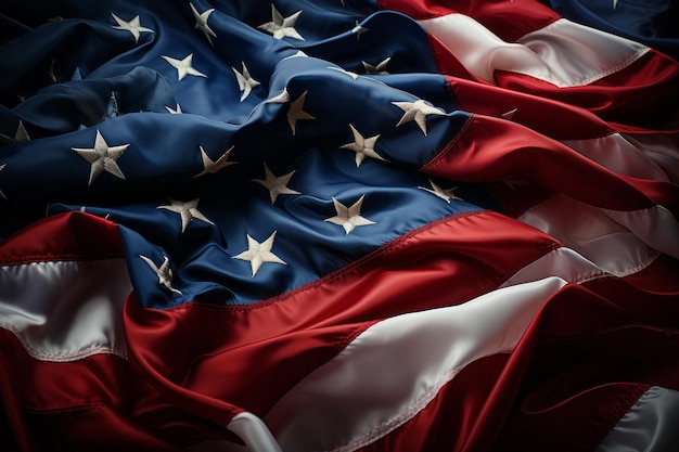 Arrière-plan patriotique avec drapeau américain.