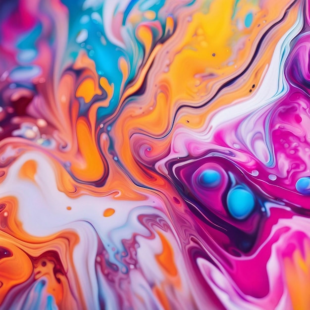 Arrière-plan de peinture abstraite colorée Arrière-plans de peintures de marbre liquide
