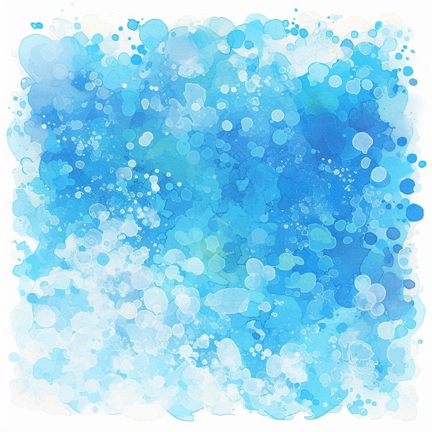 Arrière-plan d'une peinture à l'aquarelle bleue