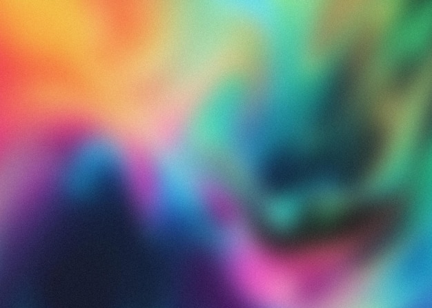 Arrière-plan photo abstrait papier peint holographique défocalisé à gradient de texture de feuille colorée