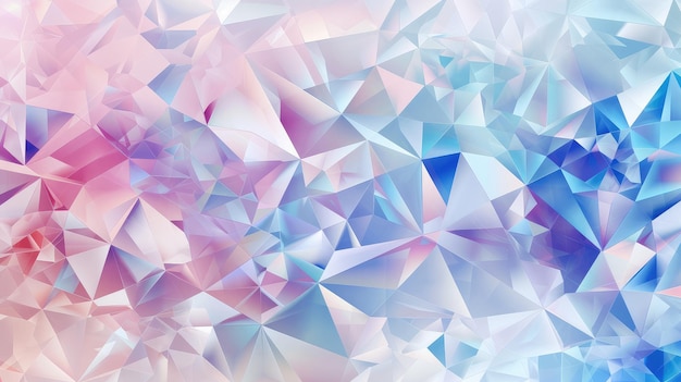 Photo arrière-plan polygonal abstrait en couleurs pastel