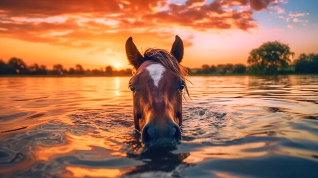 arrière-plan pour le cheval