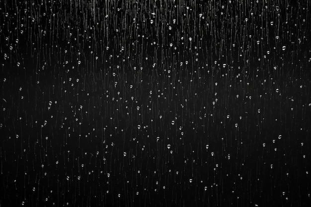 Arrière-plan pour la pluie noire superposée