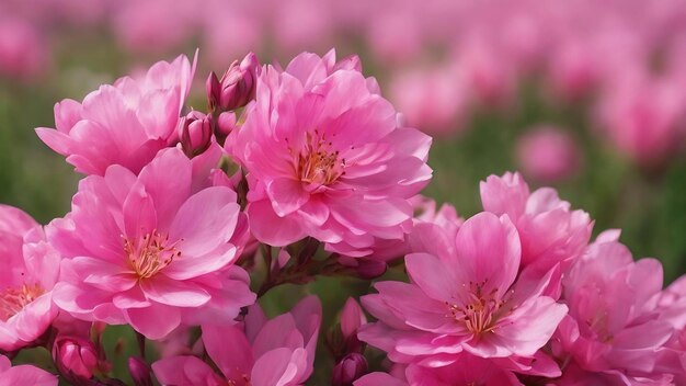 Arrière-plan de printemps rose
