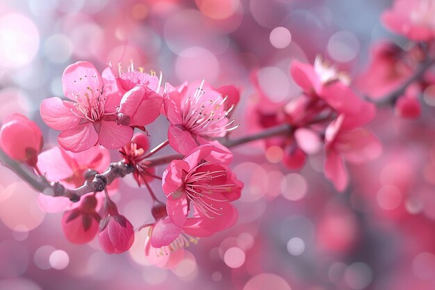 Un arrière-plan de printemps sombre et joyeux avec un soleil brillant