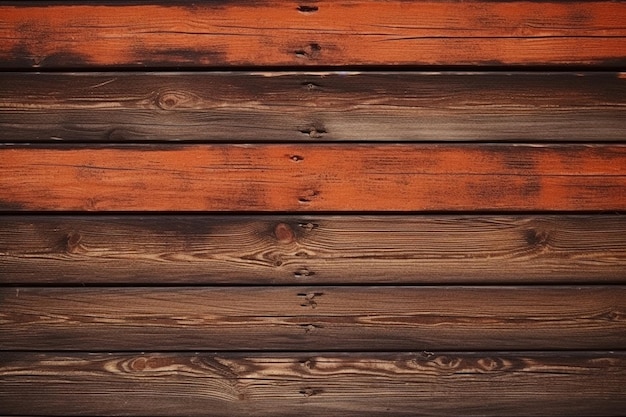 Arrière-plan à rayures horizontales en bois rustique
