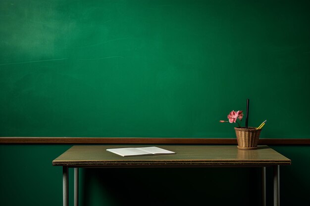 Arrière-plan de la salle de classe Stand de bureau de l'étudiant